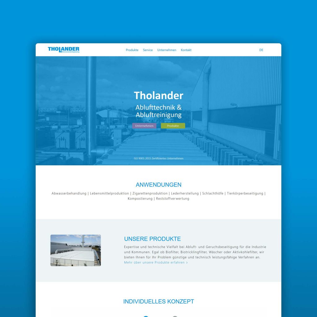 Webdesign_Tholander Designerin Weinheim Eva Fischer - Webdesign Tholander